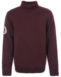 Fred Perry - Laurel Wreath Roll Neck Jumper - Lyst