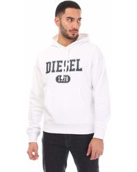DIESEL - S-Ginn 1-B Hoodie - Lyst