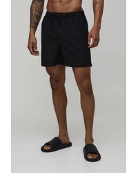 BoohooMAN - Mid Length Bm Autograph Swim Short - Lyst