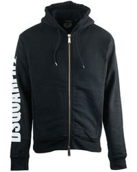DSquared² - New Dan Fit Arm Logo Hoodie Cotton - Lyst
