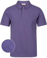 Luke 1977 - Fuego Textured Waffle Polo - Lyst