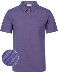 Luke 1977 - Fuego Textured Waffle Polo - Lyst