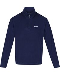Regatta - Great Outdoors Thompson Half Zip Fleece Top (Moonlight Denim) - Lyst