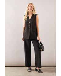 Wallis - Petite Tailored Tapered Trouser - Lyst