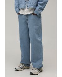 BoohooMAN - Herringbone Relaxed Fit Co-Ord Jeans - Lyst