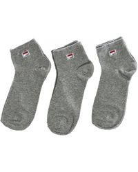 Fila - Pack-3 Ankle Socks F9303 - Lyst