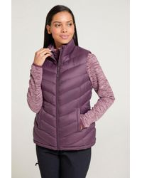 Mountain Warehouse - 'Seasons' Fur Lined Gilet Padded Water Resistant Jacket Polyamide - Lyst