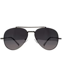 Montana - Aviator Shiny Gunmetal Smoke Polarized Mp185 - Lyst