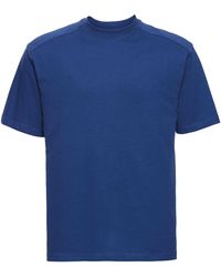 Russell - Europe Short Sleeve Cotton T-Shirt (Bright Royal) - Lyst