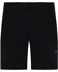 Champion - Logo Shorts Cotton - Lyst