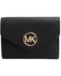 Michael Kors - Greenwich 34s1gnme6l Leren Portemonnee Voor - Lyst