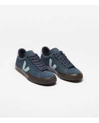 Veja - Campo Suede Nautico Steel Eagle Trainers - Lyst
