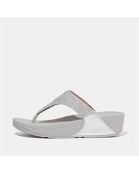 Fitflop - Fit Flop Glitz Toe Post Sandals - Lyst