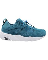 PUMA - Trinomic Blaze Of Glory Soft Slip On Toggle Trainers 360101 05 Leather (Archived) - Lyst