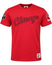 Mitchell & Ness - Nba Chicago Bulls Champ City T-Shirt Cotton - Lyst