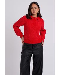 Urban Bliss - Chenile Button Jumper - Lyst