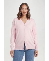 Boohoo - Maternity Rib Knit Cinched Hem Cardigan - Lyst