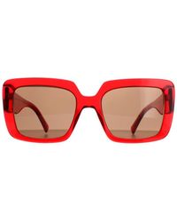 Versace - Square Transparent Dark Ve4384B Sunglasses - Lyst