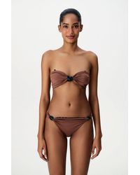 Penti - Clove Double-Sided Strapless Leopard Print Bikini Top - Lyst