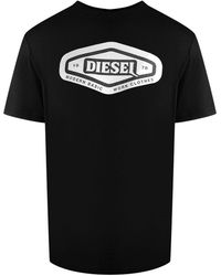 DIESEL - Modern Basic Logo T-Shirt Cotton - Lyst