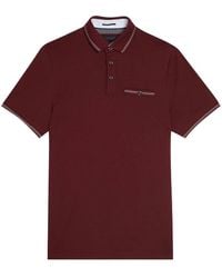 Ted Baker - Tortila Polo Shirt Cotton/Modal - Lyst