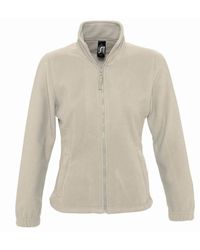 Sol's - Ladies North Full Zip Fleece Jacket (Rope) - Lyst