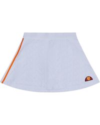 Ellesse - Solid Patterned Mini Kynance Skort - Lyst