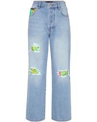 Philipp Plein - Denim Broek Losjes New Baroque - Lyst