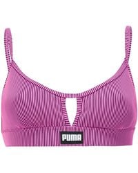 PUMA - Peek A Boo Bikini Top - Lyst