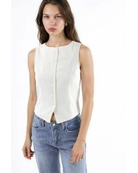 Hiccup - Buttoned Sleeveless Top - Lyst
