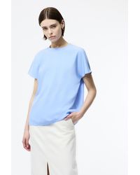 French Connection - Crepe Oversized Short Sleeve Crew Neck T-Shirt - Lyst