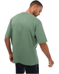 Lacoste - Loose Fit Large Crocodile Organic Cotton T-Shirt - Lyst