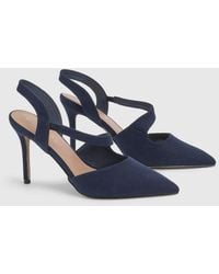 Wallis - Wide Fit Everly Asymmetric Pointed Stiletto High Heel Court Shoes - Lyst