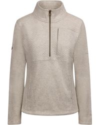 Trespass - Hoxie Marl Fleece Top (crème) - Lyst