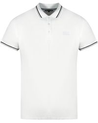 Roberto Cavalli - Twinned Tipped Collar Polo Shirt Cotton - Lyst