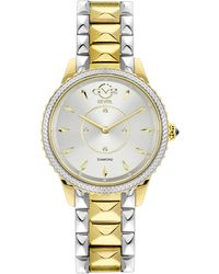 Gv2 - Siena Swiss Quartz Diamond Dial Stainless Steel Watch - Lyst