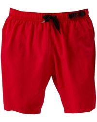 Moschino - Metal Logo Long Swim Shorts - Lyst