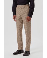 Shelby and Sons - Blythe Slim Fit Check Trousers - Lyst