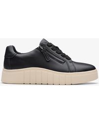 Clarks - Mykah Joy Leather Trainers - Lyst