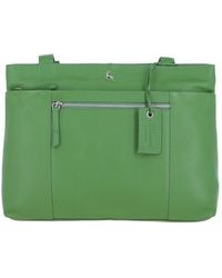 Ashwood Leather - 'Newport' Real Multi-Pocket Shoulder Bag - Lyst