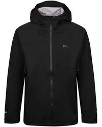 DLX - Trespass Johannes Waterdichte Jas (zwart) - Lyst