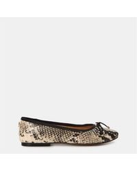 Steve Madden - Blossoms Snake Patterned Flats - Lyst