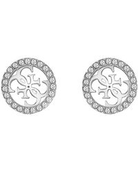 Guess - Ube02161Rh Ladies Studs Party Earrings - Lyst