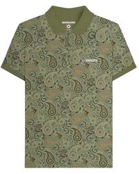 Lambretta - Ss25 Paisley Branded Polo Shirt Cotton - Lyst