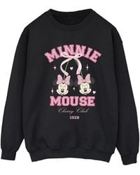 Disney - Ladies Cherry Club Minnie Mouse Sweatshirt - Lyst