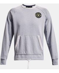 Under Armour - Project Rock Heavyweight Terry Sweater Cotton - Lyst