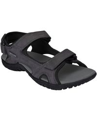 Regatta - Haris Three Strap Faux Leather Walking Sandals - Lyst
