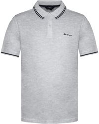 Ben Sherman - Wide Twin Tipped Polo Shirt Cotton - Lyst