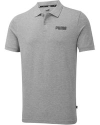 PUMA - Essentials Pique Polo Shirt - Lyst