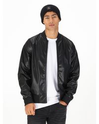 Luke 1977 - Tovey Debossed Bomber Jacket - Lyst
